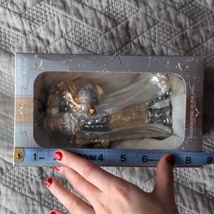 Santa Claus Ornament by Glassware Art Studio